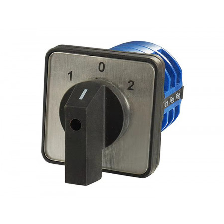 Переключатель CHINT LW28-125 3P "1-0-2" синий
