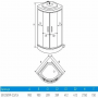 Душевая кабина ERLIT ER3509TP-C3-RUS белый