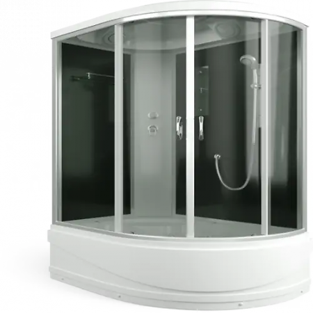 Душевая кабина ERLIT ER3512TPL-C4 (ER3512TPL-C4-RUS (GRAY)) серый
