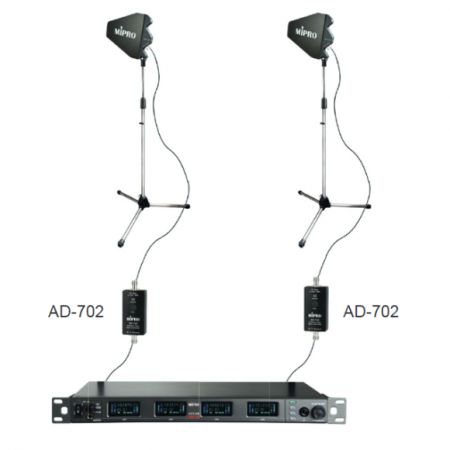 UHF приёмник Mipro AD-702 черный