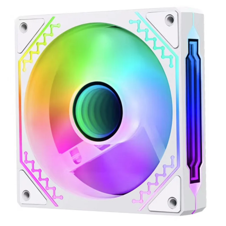 Вентилятор для корпуса Wintek I-12-W ARGB CONTRARY BLADES белый