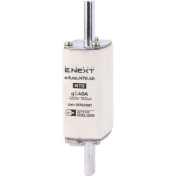 Предохранитель ножевой ELMARK NT0 40A белый