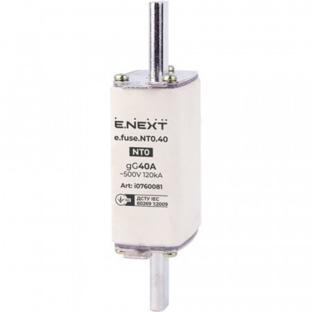 Предохранитель ножевой ELMARK NT0 40A белый