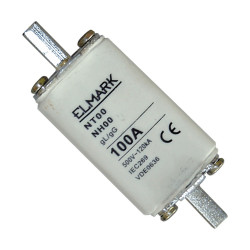 Предохранитель ножевой ELMARK NT00 100A белый