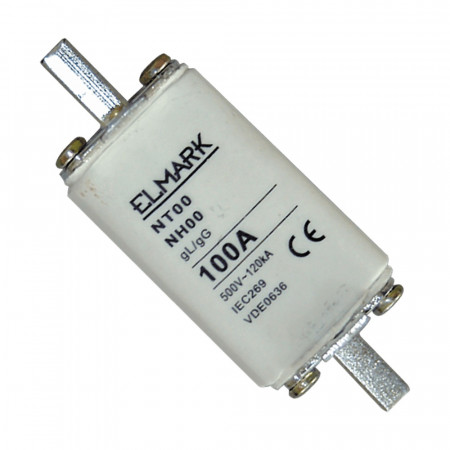Предохранитель ножевой ELMARK NT00 100A белый