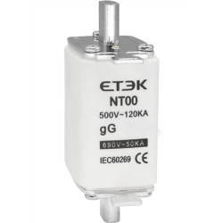Предохранитель ножевой ELMARK NT00 50A белый