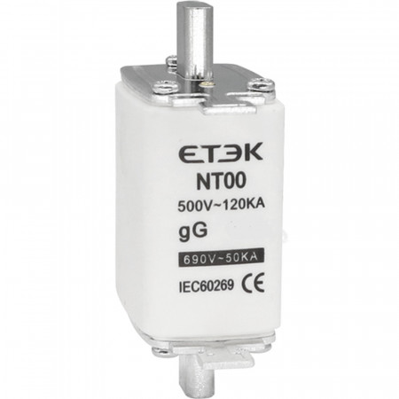 Предохранитель ножевой ELMARK NT00 50A белый