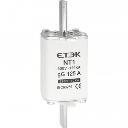 Предохранитель ножевой ELMARK NT1 125A белый