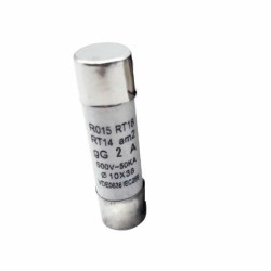 Предохранитель цилиндрический R015 2A белый