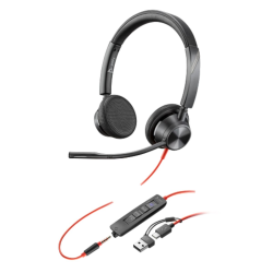 Наушники Poly Blackwire 3325 (8X222AA) черный Наушники Poly Blackwire 3325 (8X222AA) черный