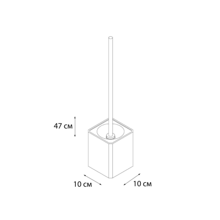 Ершик туалетный Fixsen DONY (FX-232-5) белый