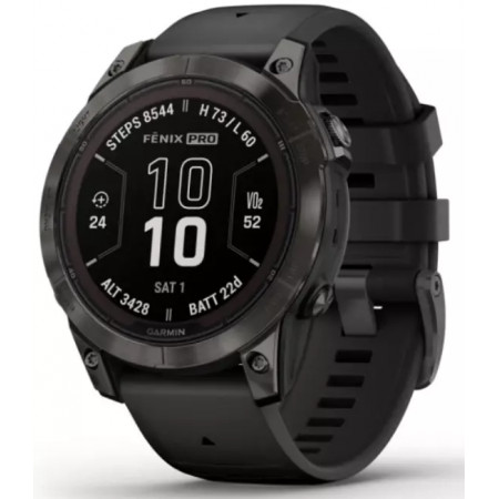 Смарт-часы Garmin FENIX 7 PRO SAPPH SOLAR (010-02777-11) темные (1 ремешок)