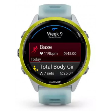 Смарт-часы Garmin Forerunner 570 47мм (010-02971-01) бело-желтый (1 ремешок)