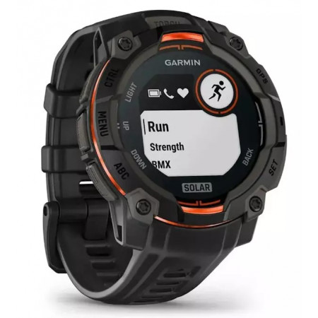 Смарт-часы Garmin INSTINCT 3 Solar 45 mm (010-02934-00) черный (1 ремешок)