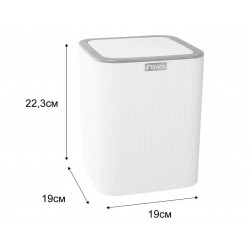 Мусорное ведро Fixsen White Wood FX-402-6 5 л белый