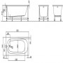 Ванна Kolpa San Tamia 1W28 белый
