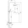 Душевые гарнитуры Frap F2487-3 золотистый