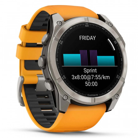 Смарт-часы Garmin fenix 8 51mm (010-02905-11) оранжевый (1 ремешок)