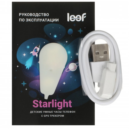 Смарт-часы Leef Starlight сине-серый (1 ремешок)