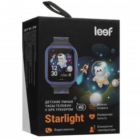 Смарт-часы Leef Starlight сине-серый (1 ремешок)