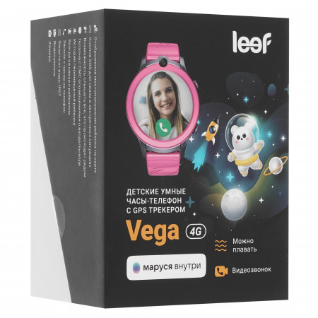 Смарт-часы LEEF Vega розово-серый (1 ремешок)