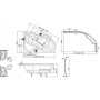 Ванна RAVAK ROSA II 150х105 L (CK21000000) белая