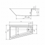 Ванна Cersanit CREA 160x100 (61420) белый