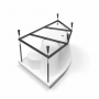 Ванна Cersanit KALIOPE 153x100 (63442) белый