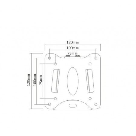 Кронштейн Brateck LCD-203 черный