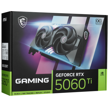 Видеокарта MSI RTX 5060 Ti Gaming OC (RTX 5060 TI 8G GAMING OC) 8 Гб черный