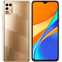 Смартфон Infinix HOT 11 Play (X688B) 4 ГБ/64 ГБ золотистый (Sunset Gold)