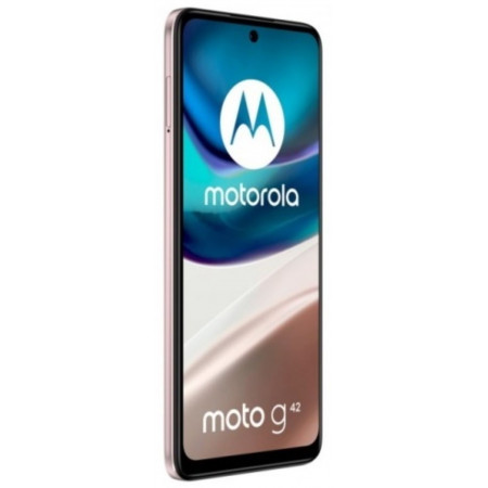 Смартфон Motorola Moto G42 (PAU00036TN) (NFC) 4 ГБ/128 ГБ розовый (Metallic Rose)