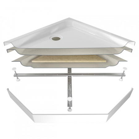 Душевой поддон Triton ПД29 (Щ0000056825) белый