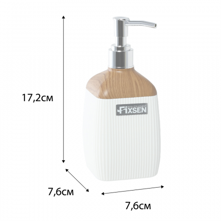 Диспенсер для жидкого мыла Fixsen White Wood FX-402-1 белый