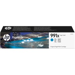 Картридж струйный HP 991X (M0J90AE) голубой (повышенная емкость) (с чипом)