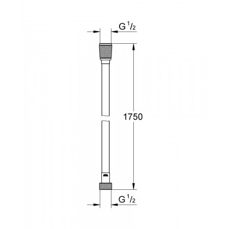 Шланг для душа GROHE SilverFlex (28388GL0) холодный рассвет глянец