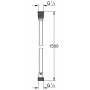 Шланг для душа GROHE SilverFlex Long-Life (26346001) хром