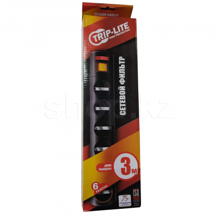 Сетевой фильтр Trip-Lite GR16-1379T черный 3м