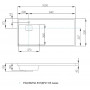 Раковина Aquaton Лондри левая (1A72833KLH01L) белый