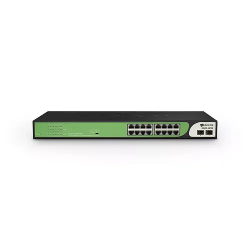 Коммутатор BDCOM S1500-16P2G2S черный