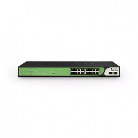 Коммутатор BDCOM S1500-16P2G2S черный