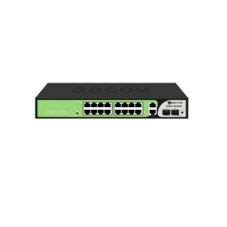 Коммутатор BDCOM S1500-16P2G2S черный