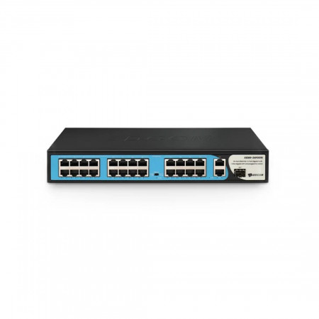 Коммутатор BDCOM S1200-24P2G1S черный