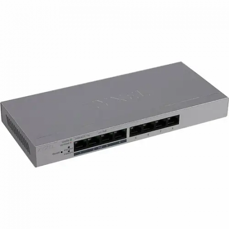 Коммутатор Zyxel GS1200-8HP (GS1200-8HPV2-EU0101F) серый