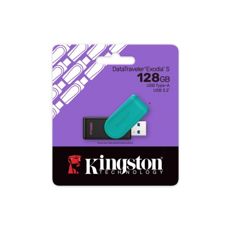 128 ГБ USB Флеш-накопитель Kingston DataTraveler Exodia S (DTXS/128GB) черный