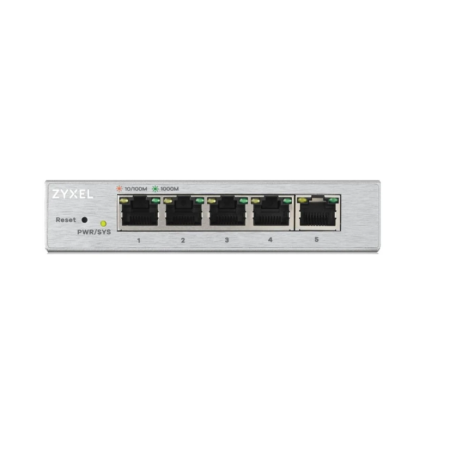 Коммутатор Zyxel GS1200-5 (GS1200-5-EU0101F) белый