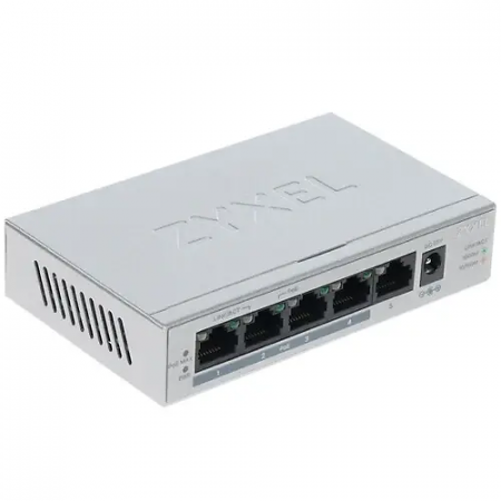 Коммутатор Zyxel GS1005HP (GS1005HP-EU0101F) черный