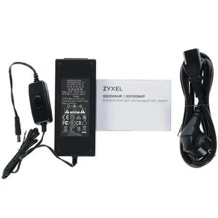 Коммутатор Zyxel GS1005HP (GS1005HP-EU0101F) черный