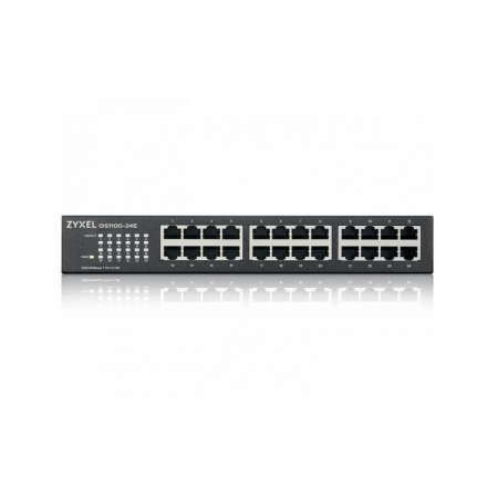 Коммутатор Zyxel GS1100-24E (GS1100-24E-EU0103F) черный