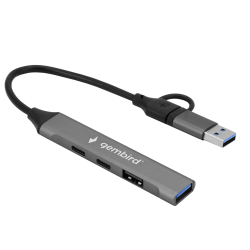 Док-станция Gembird UHB-C444 черный Док-станция Gembird UHB-C444 черный